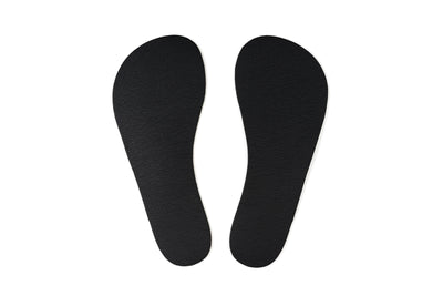 Barfuß-Einlegesohlen für xWide Schuhe – Schwarz