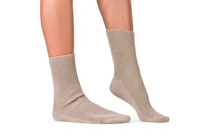 Winter Barfußsocken Beige