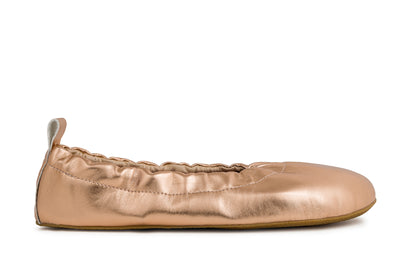 Barfuß-Ballerinas Chic Roségold